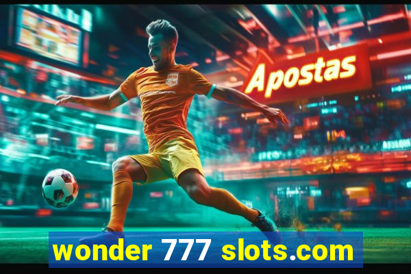 wonder 777 slots.com